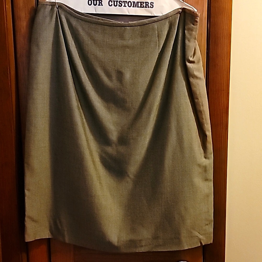 Grey Pencil Skirt